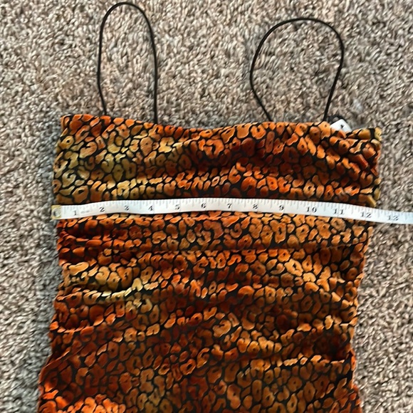 Windsor Tight Cheetah Velvety Dress Size Small - Picture 6 of 9